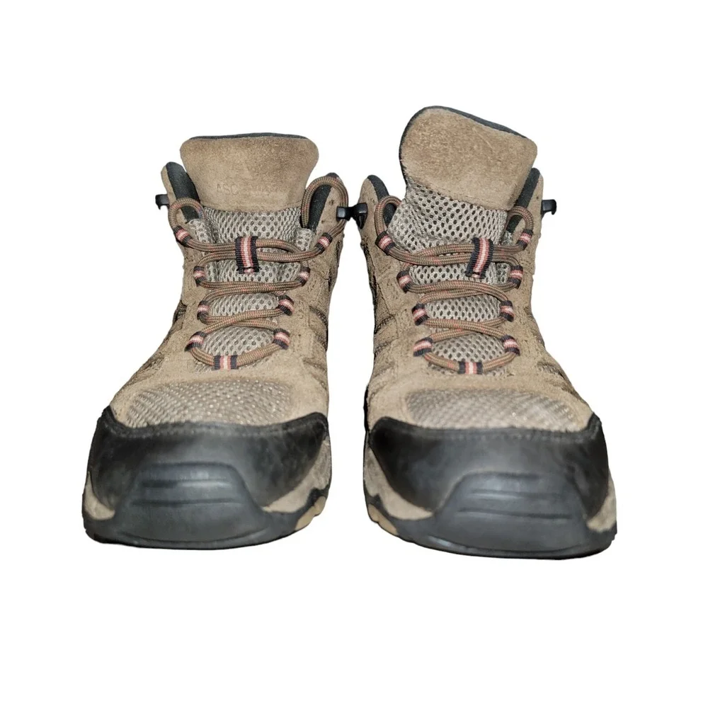 Ascend Lisco Men's Shoes Brown Leather Bone Dry Waterproof Hiking Boots Sz 9‎ M